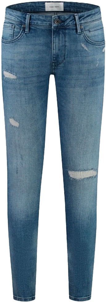 Purewhite Purewhite The Jone Denim Slim Fit Blauw