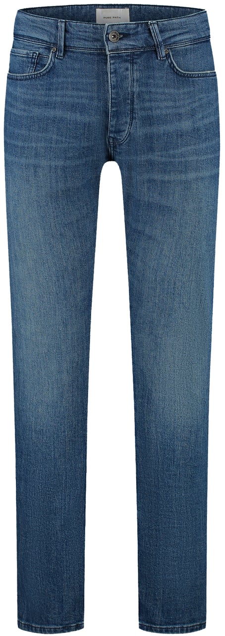 Purewhite Purewhite The Eric Regular Fit Jeans Blauw