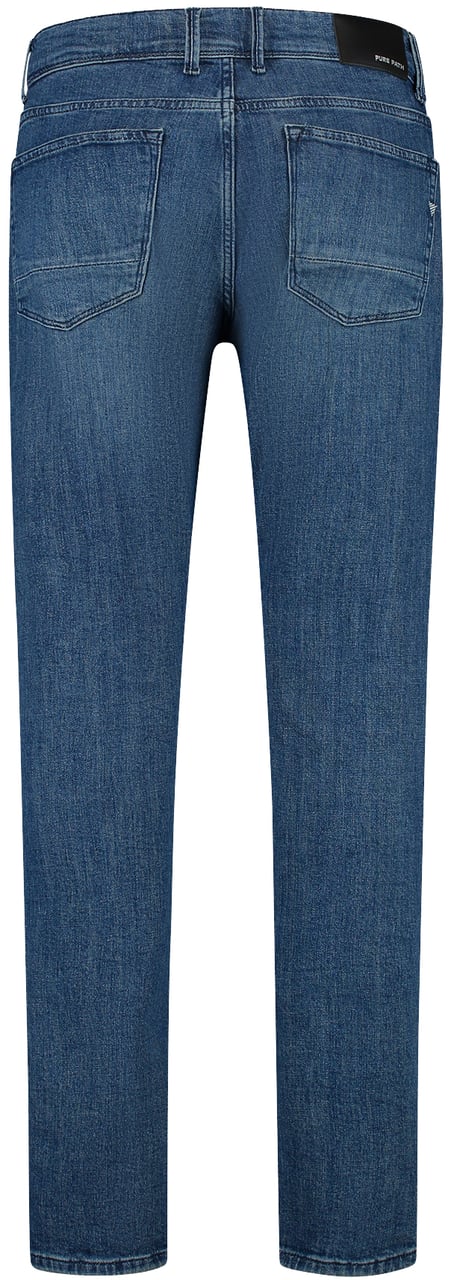 Purewhite Purewhite The Eric Regular Fit Jeans Blauw
