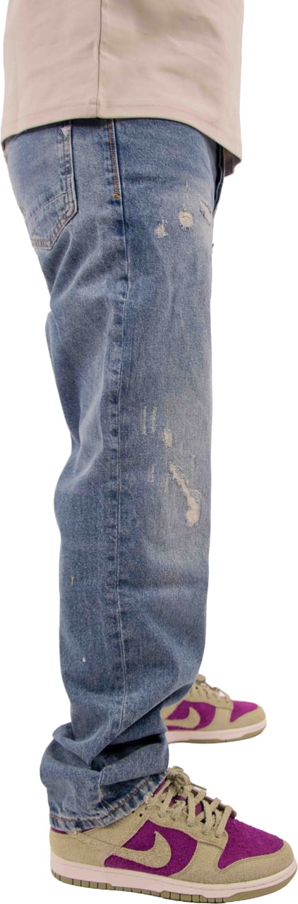 Purewhite The Eric Regular Fit Jeans Blauw