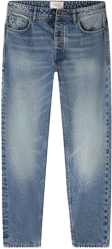 Purewhite Purewhite The Aiden Loose Fit Jeans Blauw
