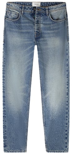Purewhite Purewhite The Aiden Loose Fit Jeans Blauw