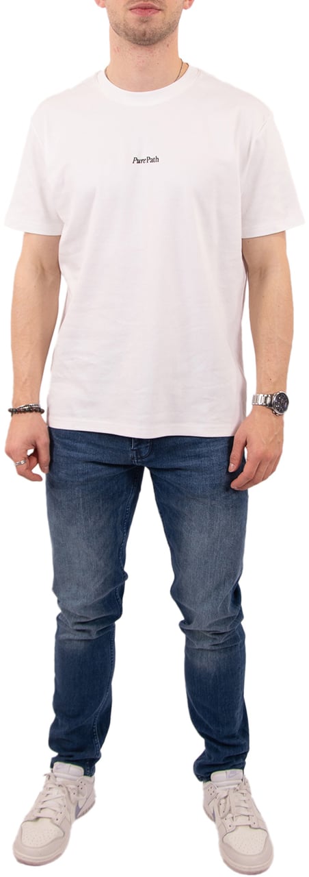 Purewhite Purewhite The Ryan Tapered Fit Jeans Blauw