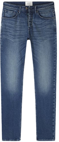 Purewhite Purewhite The Ryan Tapered Fit Jeans Blauw