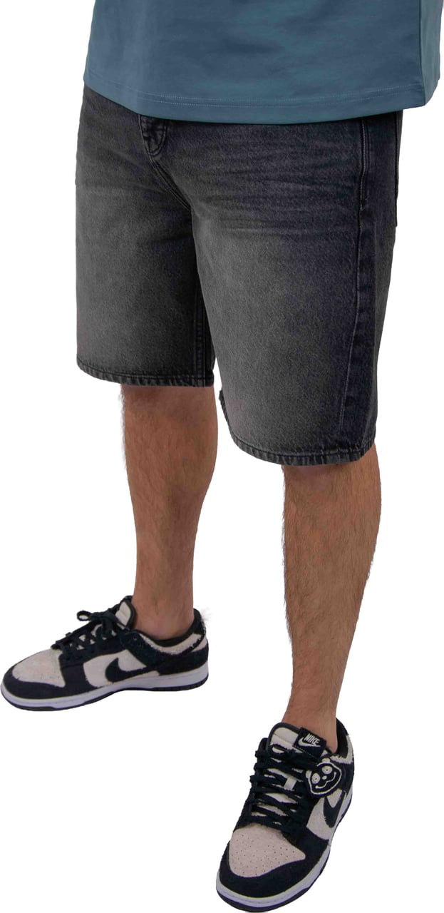 Purewhite The Owen Regular Fit Denim Short Zwart