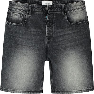 Purewhite The Owen Regular Fit Denim Short Zwart