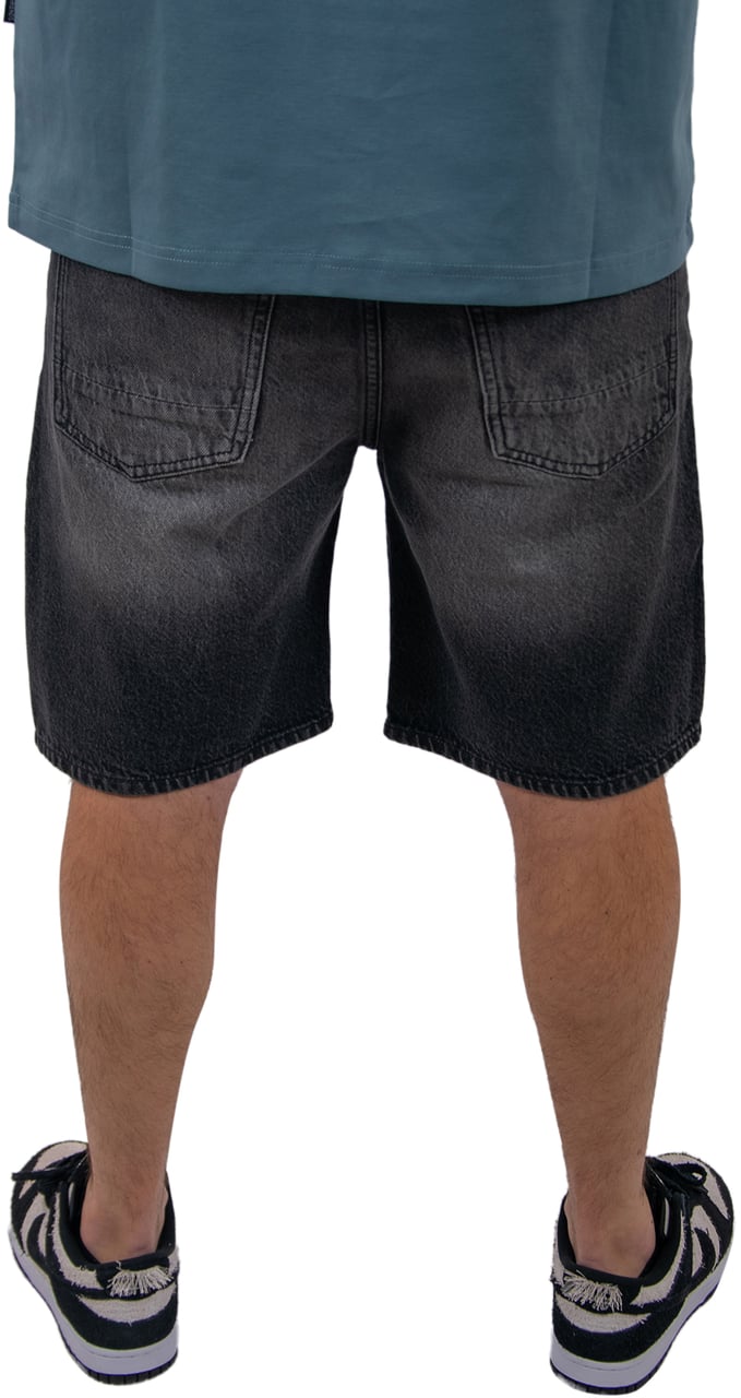Purewhite The Owen Regular Fit Denim Short Zwart