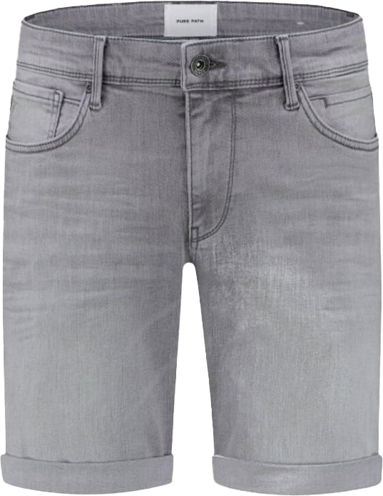 Purewhite Purewhite Slim Fit Denim Short The Steve Grijs