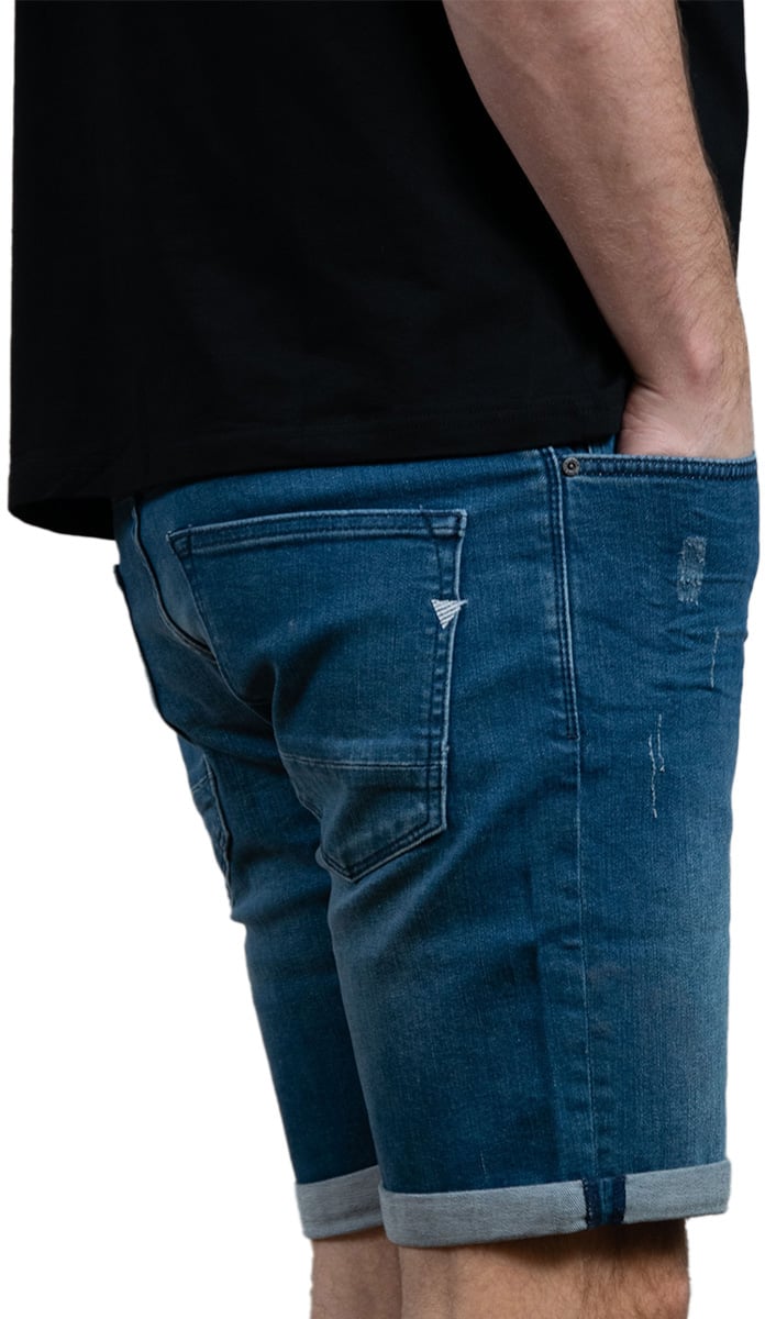 Purewhite Purewhite Slim Fit Denim Short The Steve Blauw