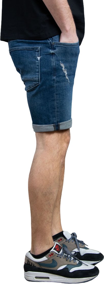 Purewhite Purewhite Slim Fit Denim Short The Steve Blauw