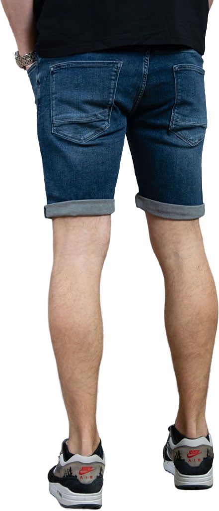 Purewhite Purewhite Slim Fit Denim Short The Steve Blauw
