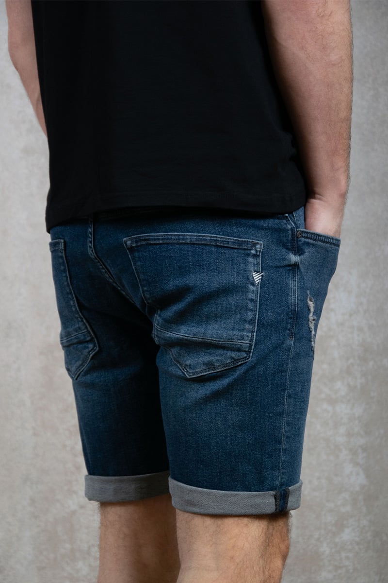 Purewhite Purewhite Slim Fit Denim Short The Steve Blauw
