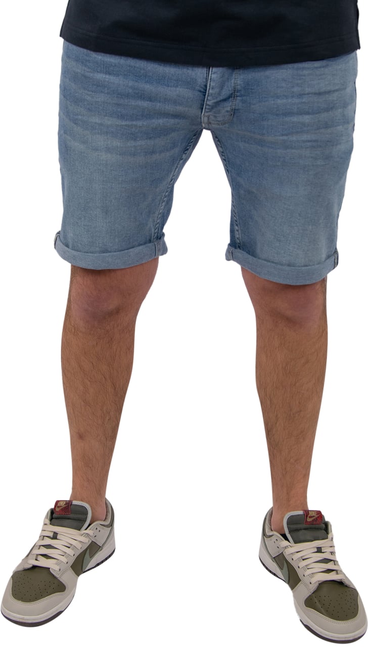 Purewhite The Steve Slim Fit Denim Short Blauw