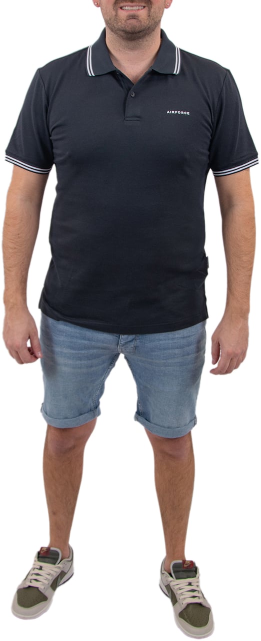 Purewhite The Steve Slim Fit Denim Short Blauw