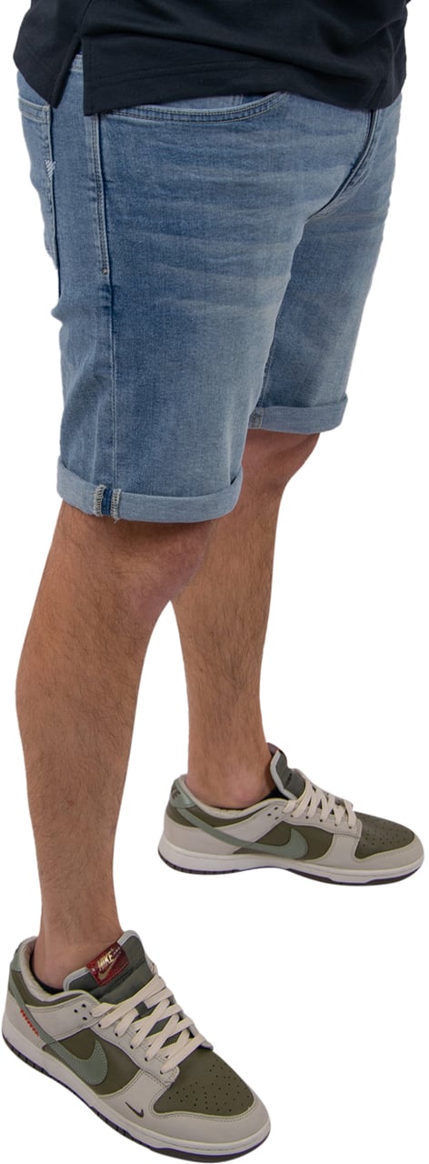 Purewhite The Steve Slim Fit Denim Short Blauw