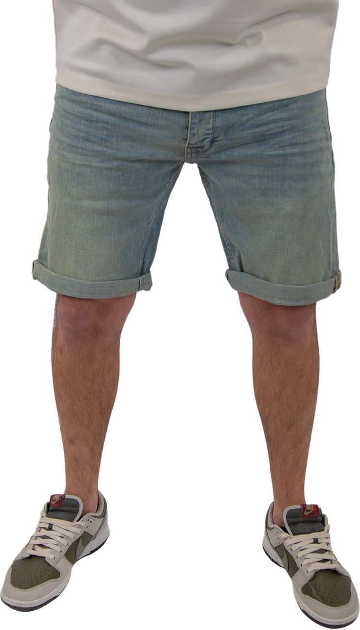 Purewhite The Miles Slim Fit Denim Short Blauw
