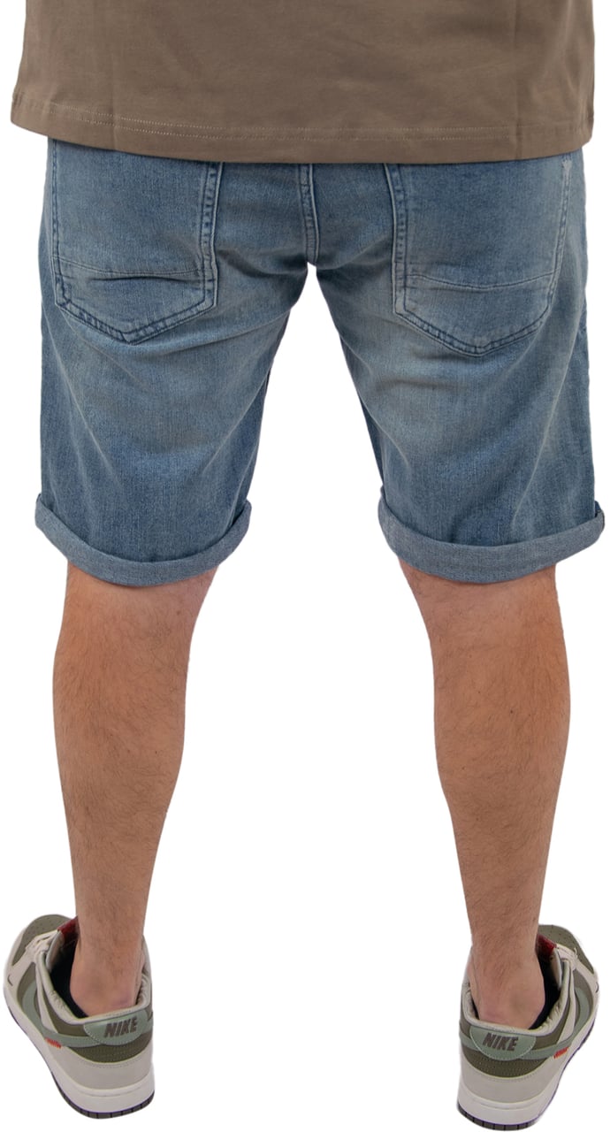 Purewhite Purewhite The Miles Slim Fit Denim Short Blauw