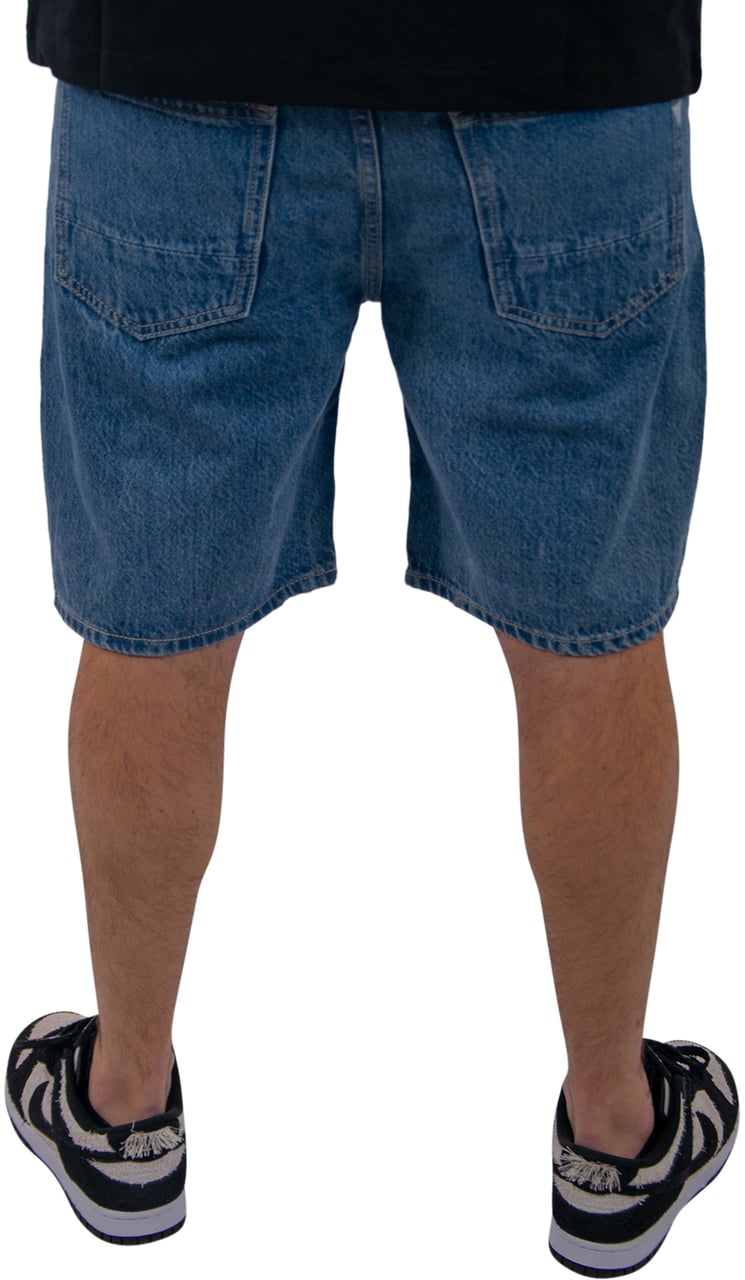 Purewhite The Owen Regular Fit Denim Short Blauw