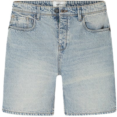 Purewhite The Owen Regular Fit Denim Short Blauw