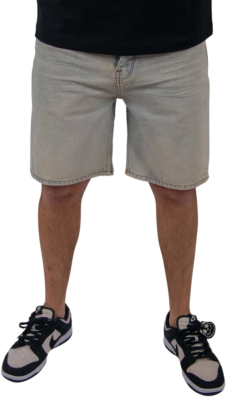 Purewhite The Owen Regular Fit Denim Short Blauw