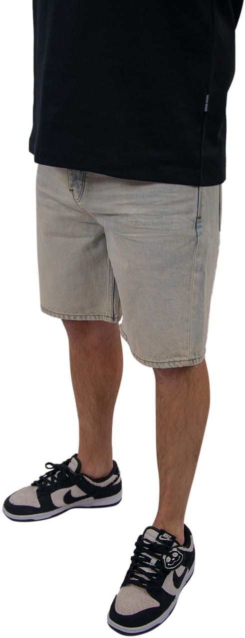 Purewhite The Owen Regular Fit Denim Short Blauw