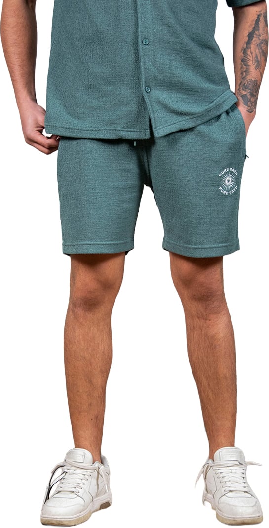 Purewhite Purewhite Structured Short Groen