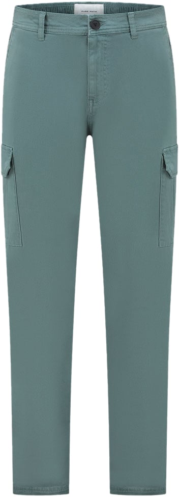 Purewhite Purewhite Garment Dye Cargo Pants Groen