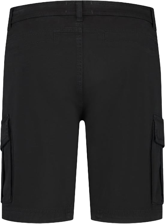 Purewhite Purewhite Garment Dye Cargo Shorts Zwart