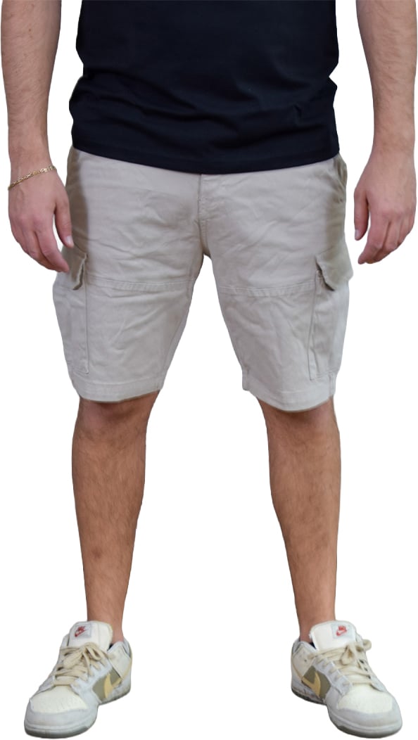 Purewhite Purewhite Garment Dye Cargo Shorts Beige