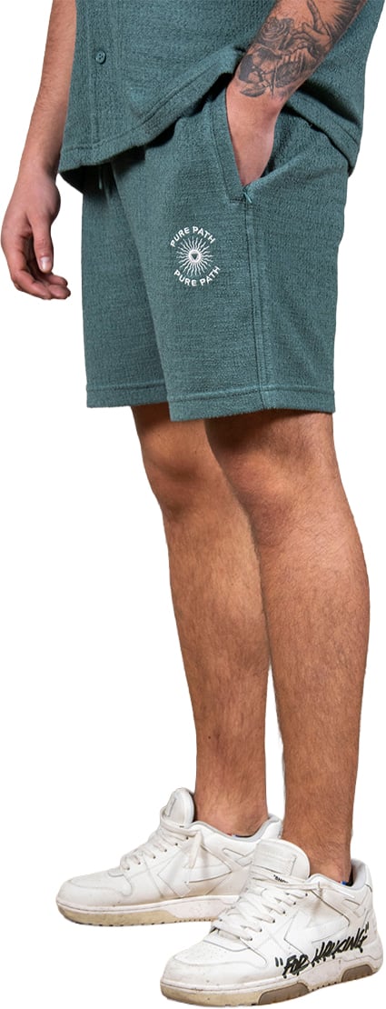 Purewhite Structured Short Groen