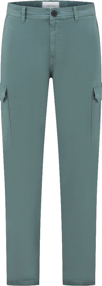 Purewhite Garment Dye Cargo Pants Groen