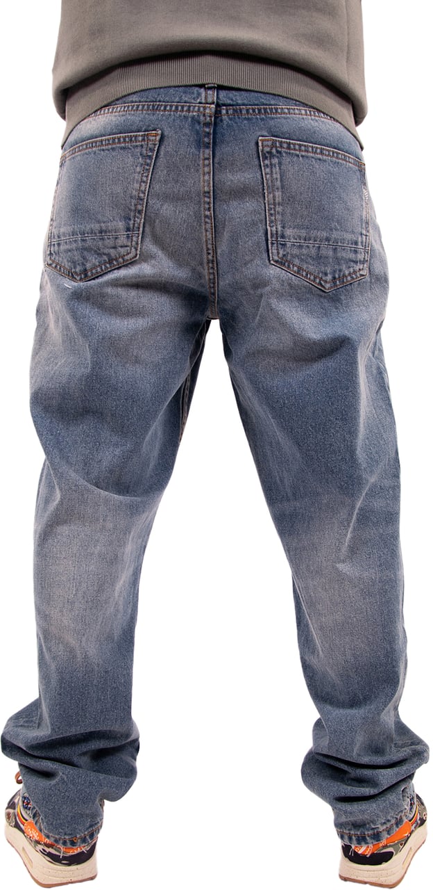 Purewhite The Aiden Loose Fit Jeans Blauw