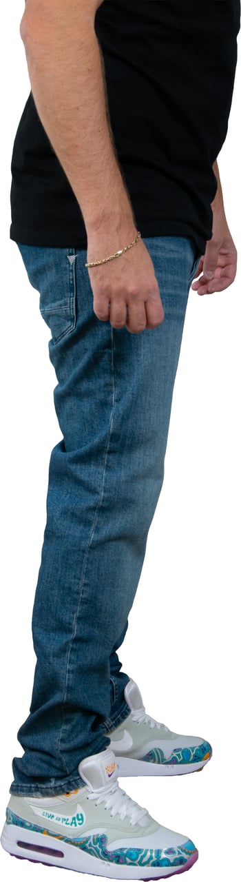 Purewhite Purewhite The Eric Regular Fit Jeans Blauw