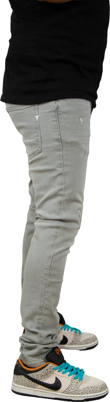 Purewhite Purewhite The Jone Denim Skinny Fit Grijs