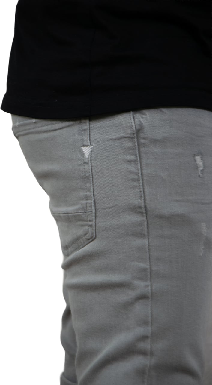 Purewhite Purewhite The Jone Denim Skinny Fit Grijs