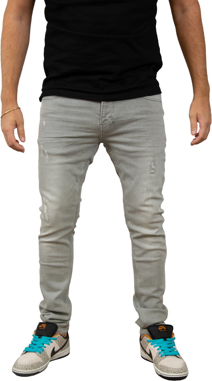 Purewhite Purewhite The Jone Denim Skinny Fit Grijs
