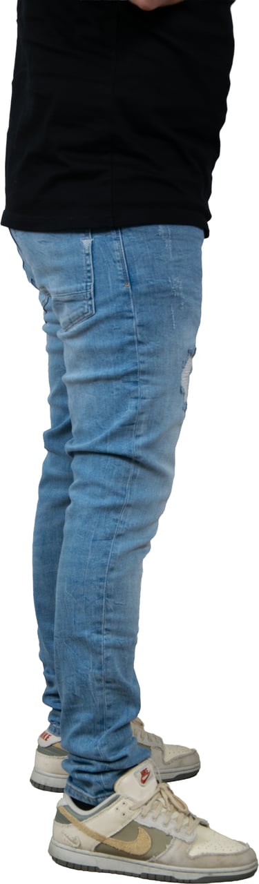 Purewhite Purewhite The Jone Denim Skinny Fit Blauw