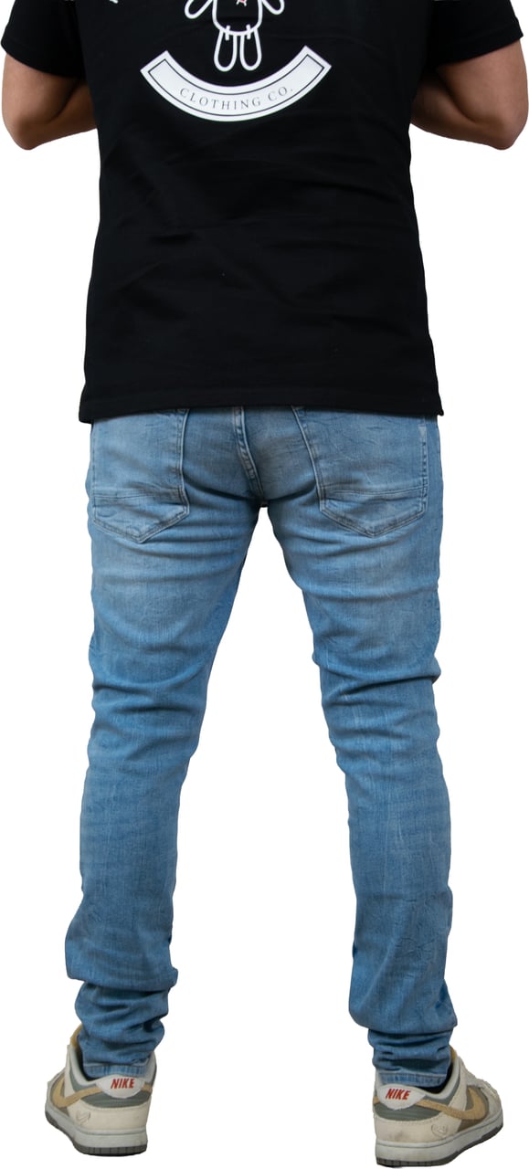 Purewhite Purewhite The Jone Denim Skinny Fit Blauw