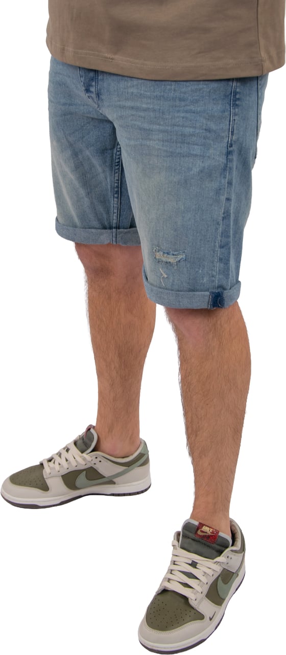 Purewhite Purewhite The Miles Slim Fit Denim Short Blauw