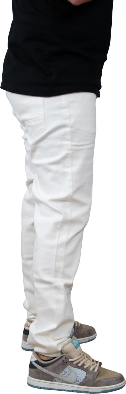 Purewhite The Ryan Slim Fit Tapered Leg Beige