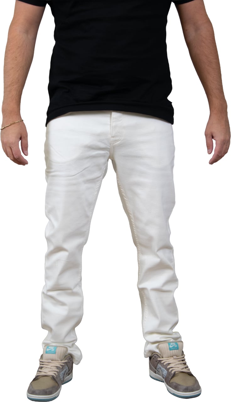 Purewhite The Ryan Slim Fit Tapered Leg Beige