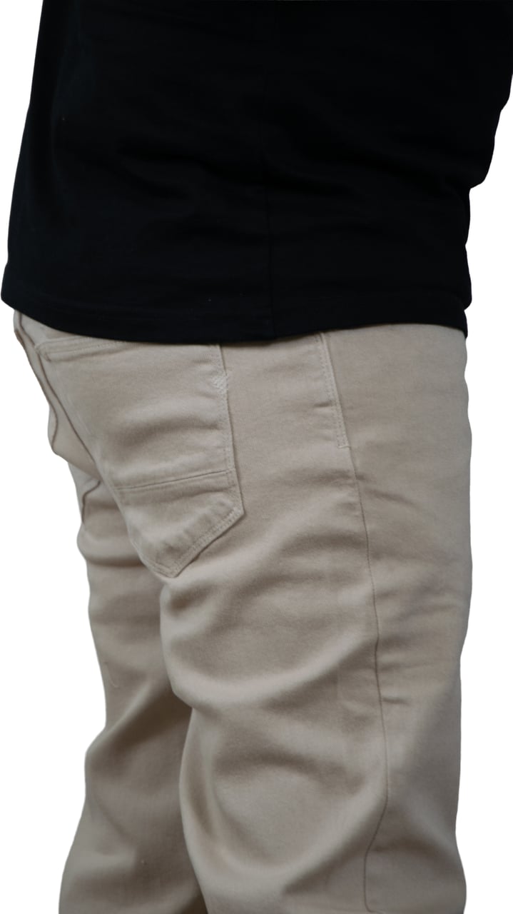Purewhite Purewhite The Ryan Slim Fit Tapered Leg Beige