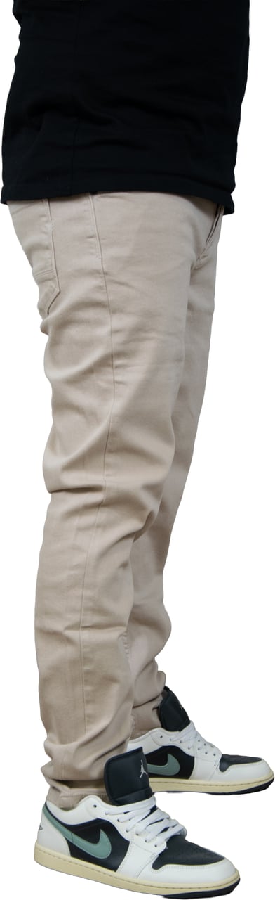 Purewhite Purewhite The Ryan Slim Fit Tapered Leg Beige