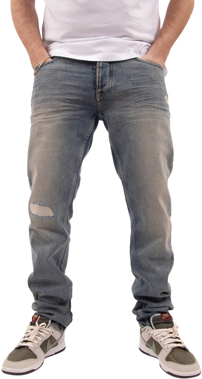 Purewhite The Ryan Tapered Fit Jeans Blauw