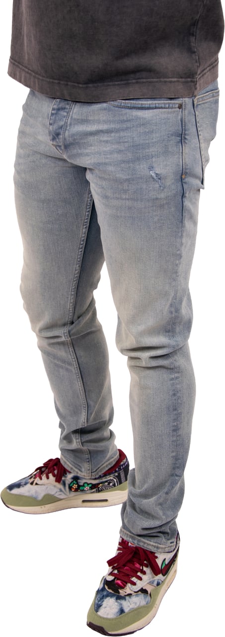 Purewhite Purewhite The Ryan Tapered Fit Jeans Blauw