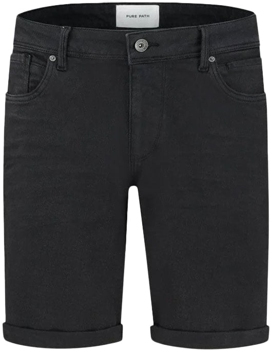 Purewhite Slim Fit Denim Short The Steve Zwart
