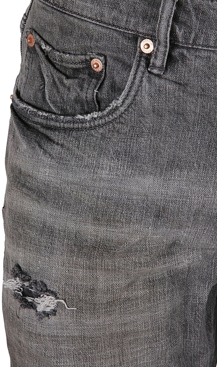 Purple Brand Faded Black Slim Fit Jeans Grijs