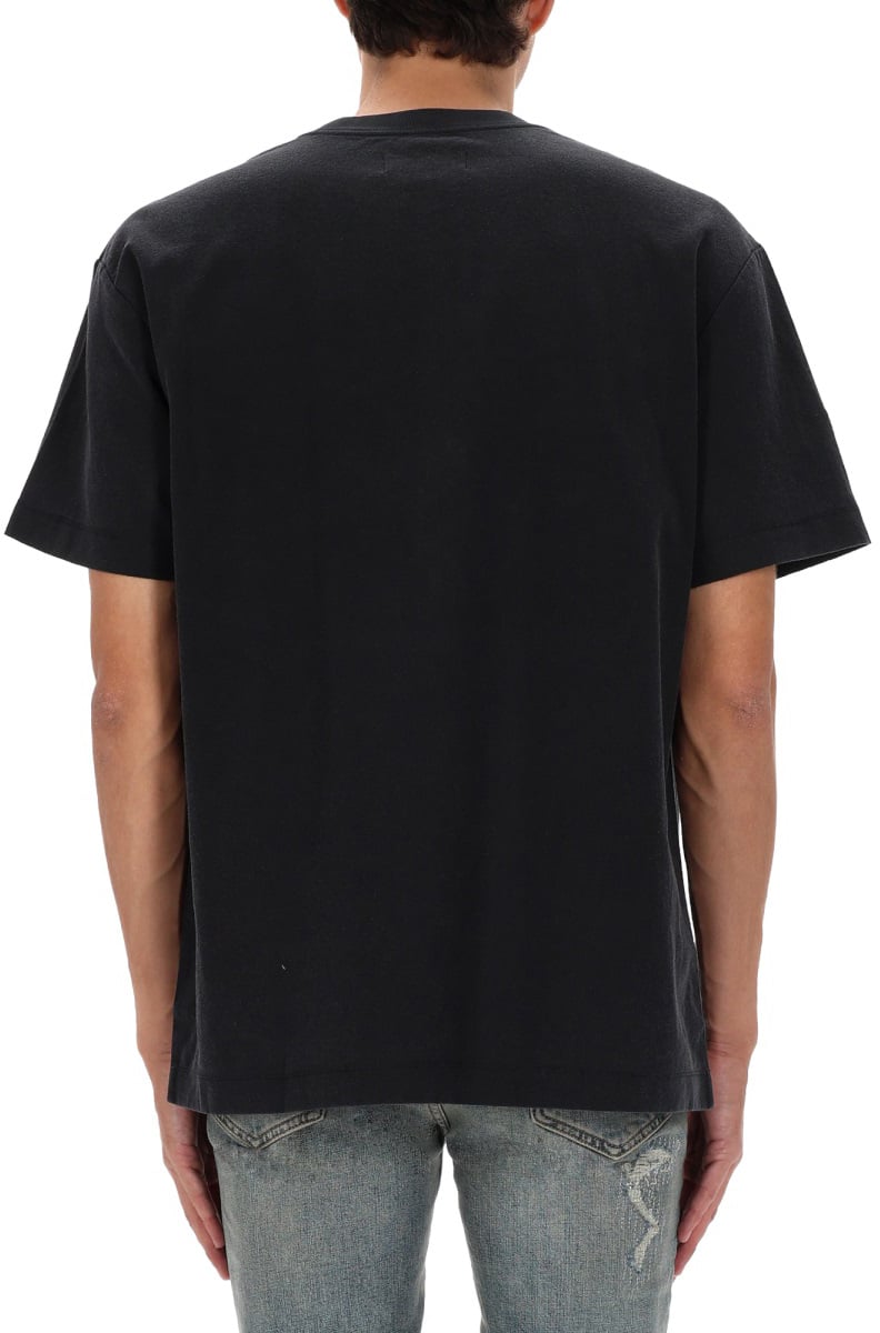 Purple Brand T-SHIRT WITH LOGO Zwart