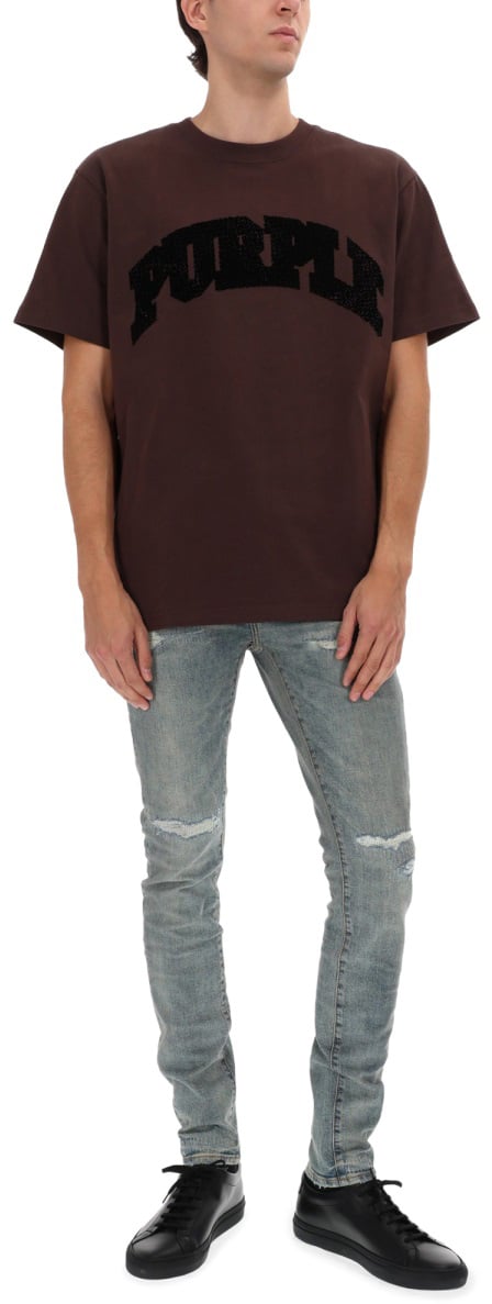 Purple Brand T-SHIRT WITH LOGO Bruin