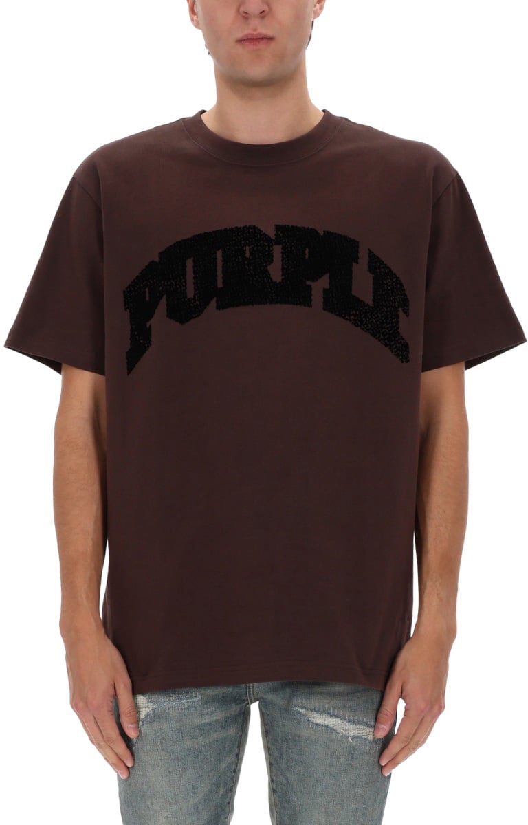 Purple Brand T-SHIRT WITH LOGO Bruin